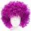 Koyu Mor Violet Renk Afro Bonus Parti Peruğu resmi