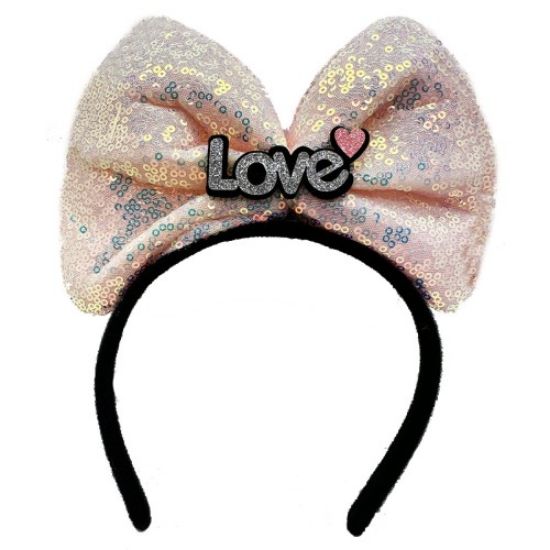 Led Işıklı Love Taç resmi