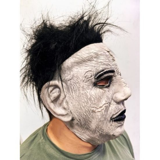 Michael Myers Siyah Saçlı Yüz Maskesi resmi