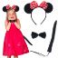 Minnie Mouse Taç Kuyruk Papyon Gösteri Seti  resmi