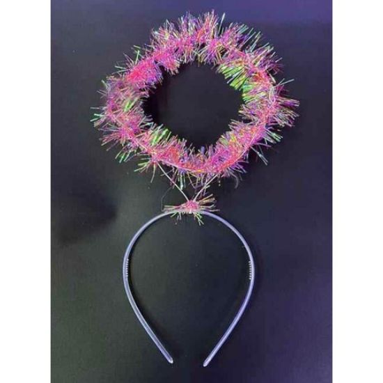 Pembe Metalize Melek Hare Taç  resmi