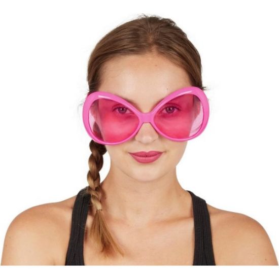 Pembe Yeşilçam Nostalji Parti Gözlüğü resmi