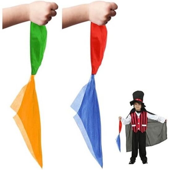 Renk Değiştiren Sihirli Mendil Sihirbazlık Oyunu  resmi