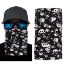 Siyah Beyaz İskelet Baskılı Buff Bandana resmi