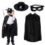 Zorro Pelerin Şapkası ve Maske Seti Çocuk Boy resmi