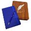 Ahşap Kutulu Defter ve Kalem Seti  resmi