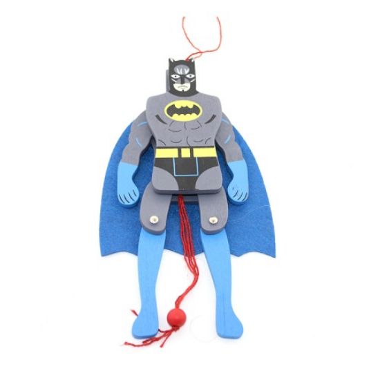 Ahşap Sallanan Batman Figürü  resmi