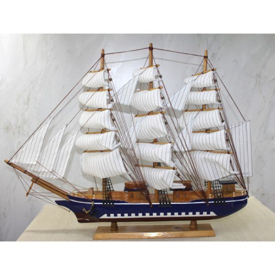 Ahşap Yelken Gemi Model 1  resmi