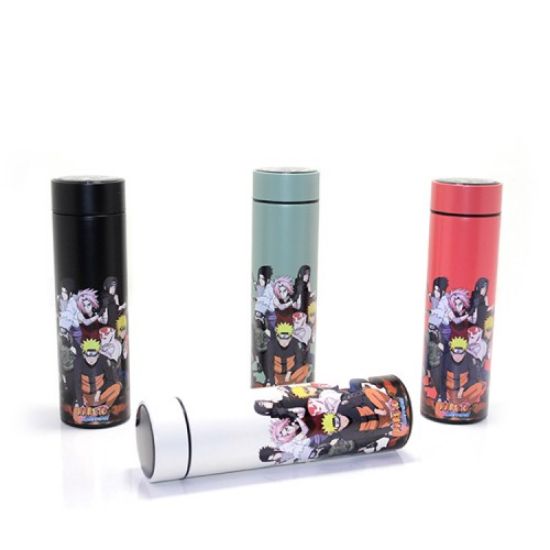 Anime Baskılı Dijital Göstergeli Termos 500 ml Model 2  resmi