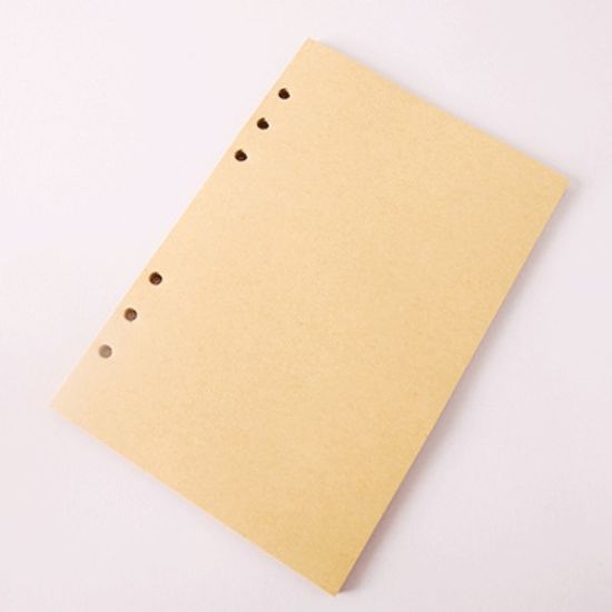 Deri Yaprak Desenli Çizgisiz Defter  resmi