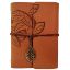 Deri Yaprak Desenli Defter resmi