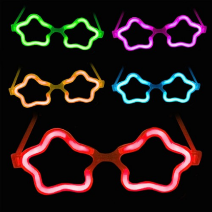Yıldız Glow Partisi Gözlüğü 12 Adet resmi