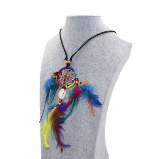 Kolyeli Rüya Kapanı Dreamcatcher  resmi