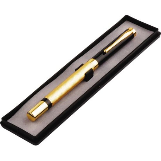 Kutulu Metal Roller Gold Siyah Kalem  resmi