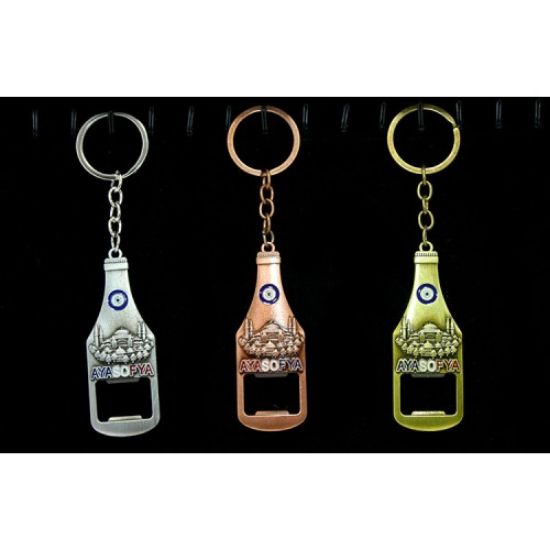 Metal Ayasofya Anahtarlık Ve Açacak Model 1  resmi