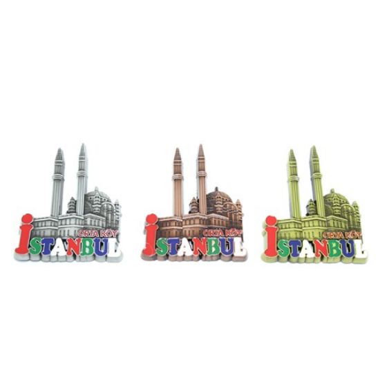 Metal İstanbul Temalı Yöresel Magnet Model 2  resmi