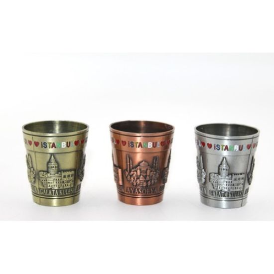 Metal İstanbul Yöresel Shot Bardak  resmi
