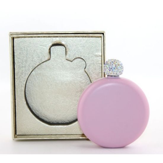 Paslanmaz Çelik Matara 5 Oz Pembe  resmi