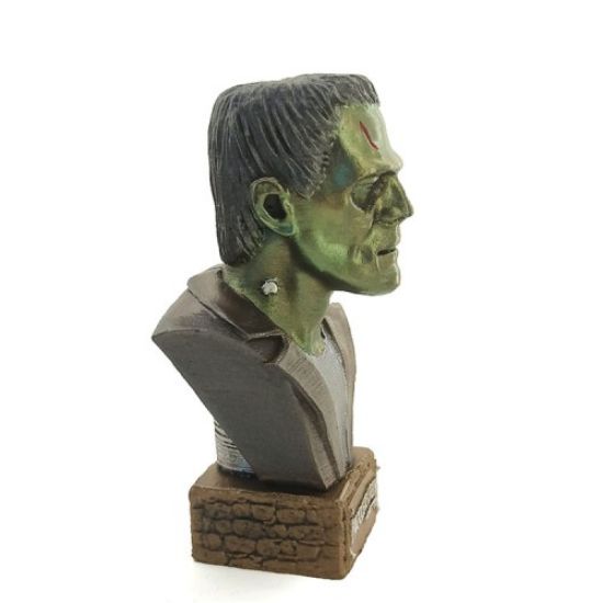 Polyester Frankestein Büst Büyük Boy resmi