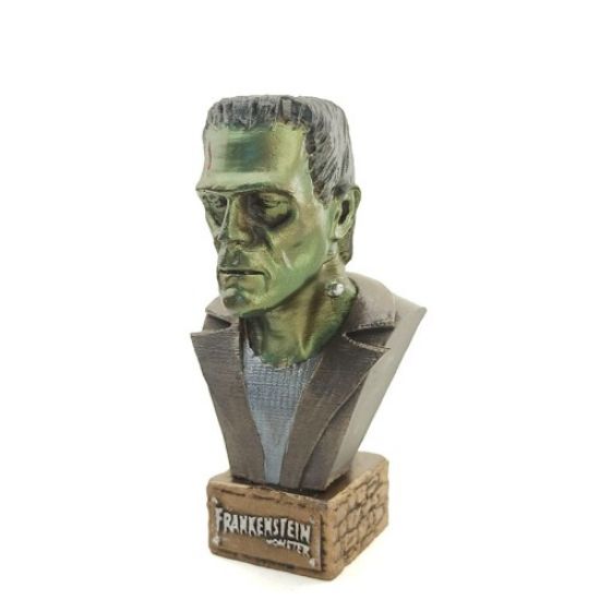 Polyester Frankestein Büst Küçük Boy resmi