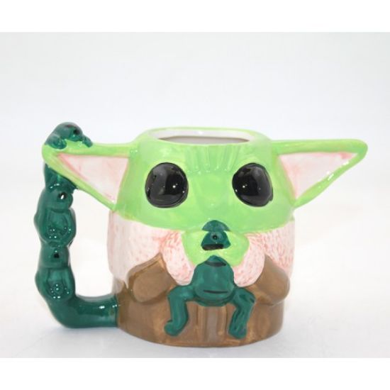 Porselen Baby Yoda Kupa Bardak  resmi