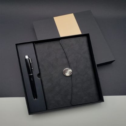 Promosyon Defter Kalem Seti Siyah Renk resmi