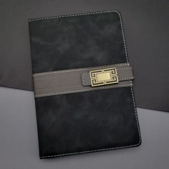 Tarihsiz Ajanda Defter Siyah Renk  resmi