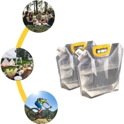 Dayanıklı Plastik İçecek Çantası 1 Litre resmi