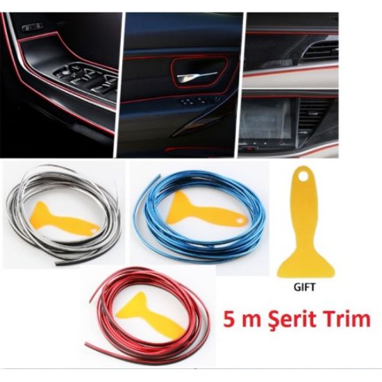 Araba Dekorasyon 5 Metre Şerit Trim resmi