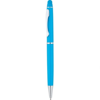 Touchpen Dokunmatik Turkuaz Metal Kalem resmi