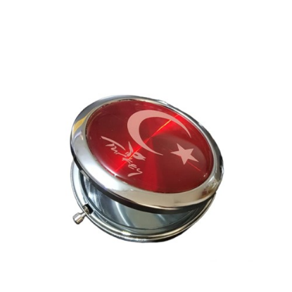 Türk Bayraklı El Aynası  resmi