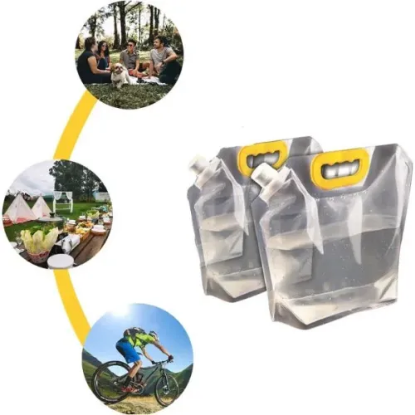 Dayanıklı Plastik İçecek Çantası 1 Litre resmi