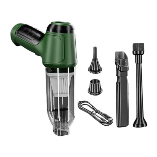 Air Blower Araba Süpürgesi Yeşil resmi