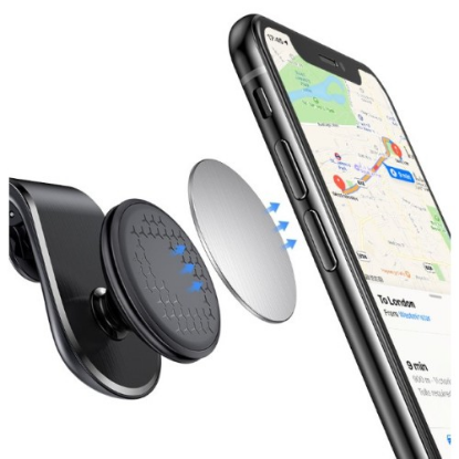 Araba Klimasına Takılan Mandallı 360 Mıknatıslı Telefon Tutucu  resmi