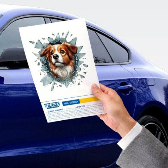 Fulcar Australian Shepherd Araç Stickerı  resmi