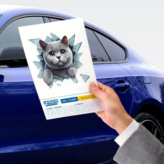 Fulcar British Araç Stickerı resmi