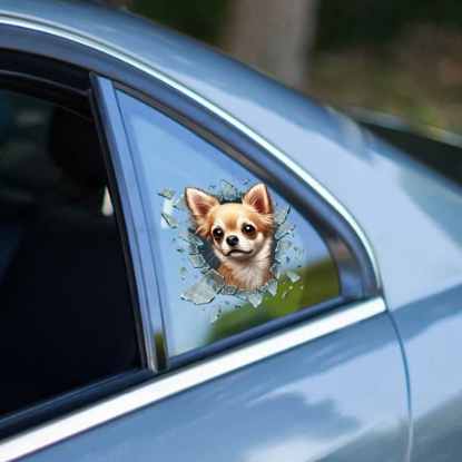 Fulcar Chiuahua Araç Stickerı resmi