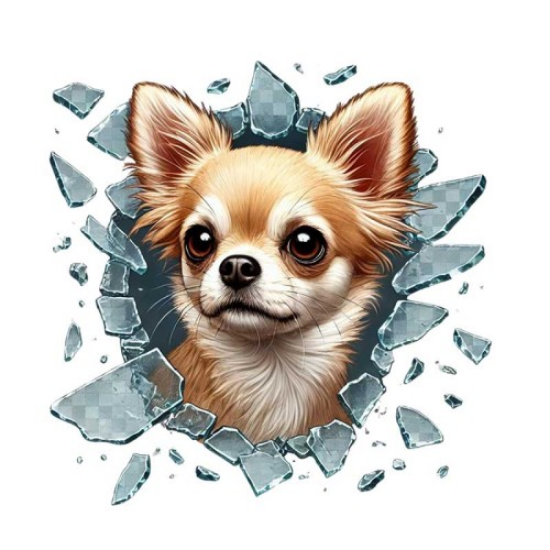 Fulcar Chiuahua Araç Stickerı resmi