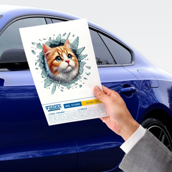 Fulcar Sarman Araç Stickerı  resmi
