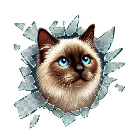 Fulcar Siamesse Araç Stickerı resmi