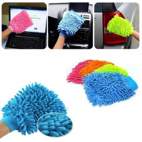 Mikrofiber Araç Yıkama Eldiveni resmi