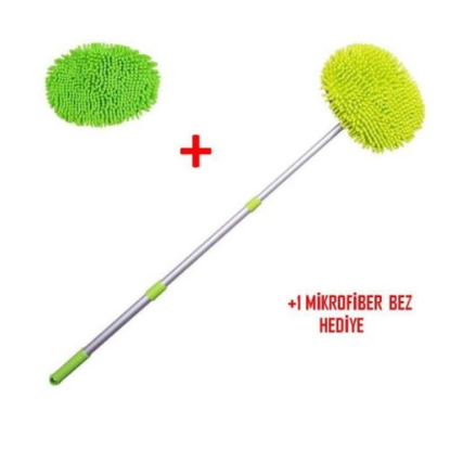 Yedek Bezli Mikrofiber Araba Yıkama Fırçası  resmi