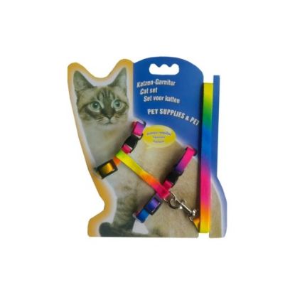 Multicolor Kedi Tasması resmi