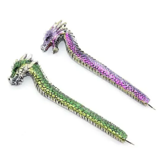 Dragonlu Polyester Tükenmez Kalem  resmi