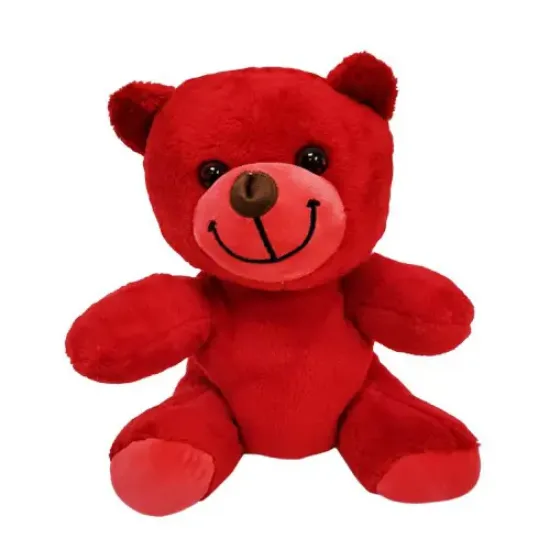 Kırmızı Peluş Oyuncak Ayıcık resmi