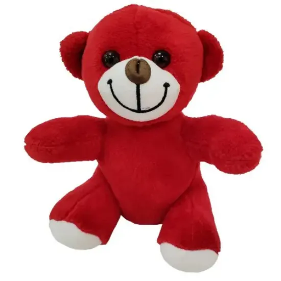 Kırmızı Peluş Oyuncak Ayıcık resmi