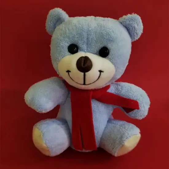 Mavi Peluş Oyuncak Ayıcık  resmi