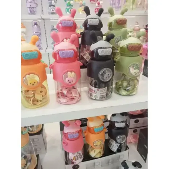 Sevimli Tavşan Su Matarası resmi