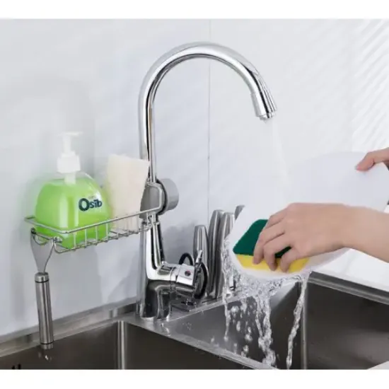 Mutfak ve Banyo Organizer Demir Raf Tek Kat resmi