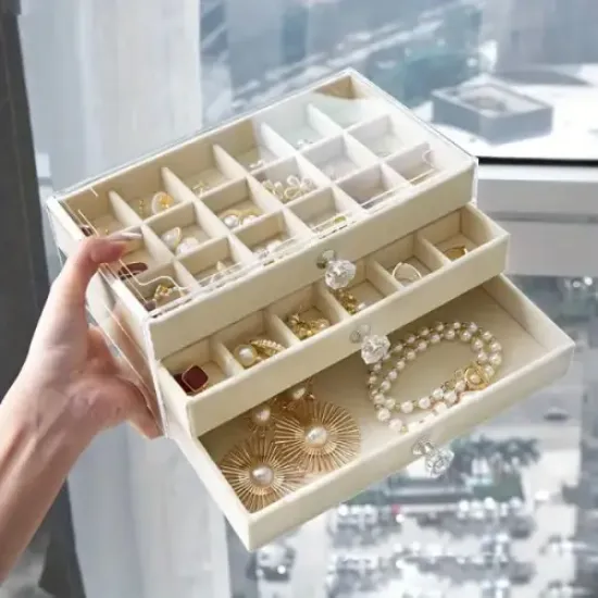 Üç Katlı Takı Organizeri resmi